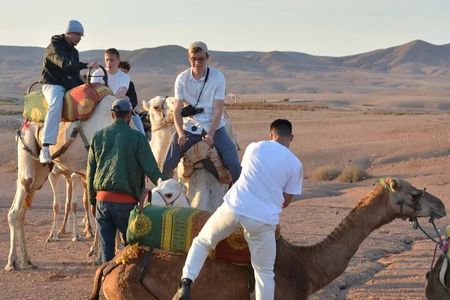 From Marrakech: Agafay desert sunset Full Package & live show