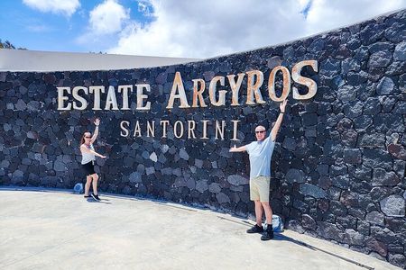 Santorini Private Wine Tasting Tour in two or three Wineries 