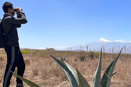 Latitude Zero, Volcano view with Indigenous Ritual Close to Quito