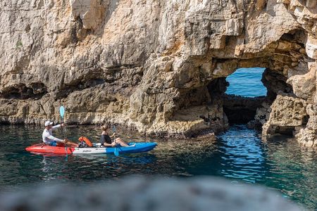 Pula Kayaking Cave, Islands and Cliffs Tour with drinks