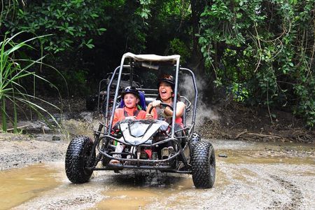 Roatan Jungle ATV Buggy Tour with Sloths & Historical Beach Stop