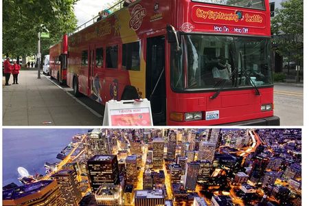 City Sightseeing Seattle HOHO Bus with Sky View Observatory Entry
