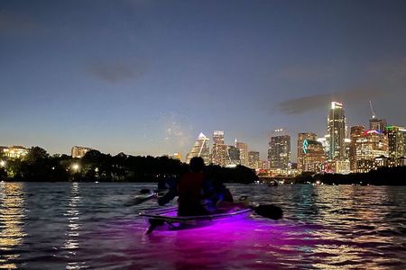 Austin Texas Night Clear Kayaking Glow Tour
