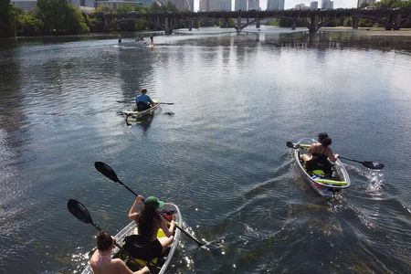 Downtown Austin Skyline Clear Kayak Tour at Lady Bird Lake