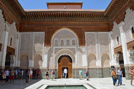 Marrakech: Ben Youssef Madrasa, Le Jardin Secret and Souks Tour