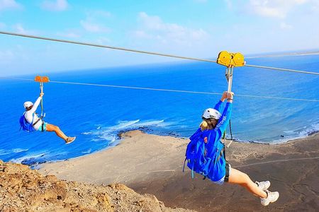 Complete Excursion and Flight on the Zipline Cabo Verde