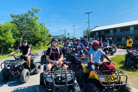 Off road ATV Island tour and beach 