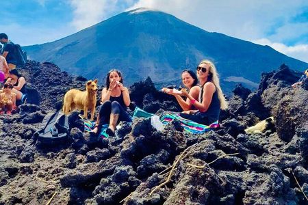 Puerto Quetzal Pacaya Volcano Horseback Ride with Lava Pizza