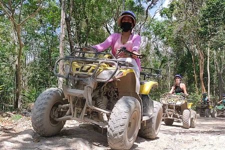 Adventure at Casa Jaguar: ATV, Zipline, and Cenote, Mayan Jungle