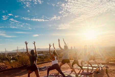 Awaken with the Desert: Sunrise Yoga Experience