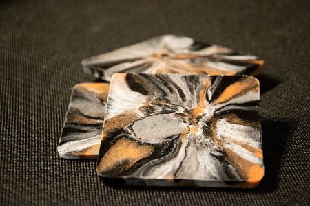 Resin Artwork in a Nolita Artist's Studio