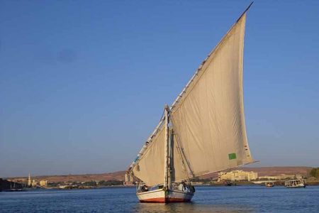 Felucca Ride on the Nile in Aswan at Sunset