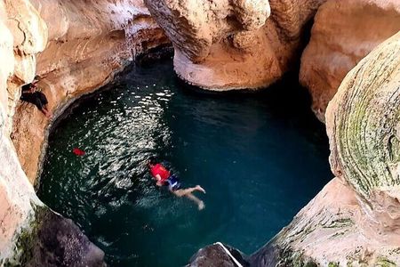Private Day Trip to Wadi Shab, Fins Beach & Bimmah Sinkhole