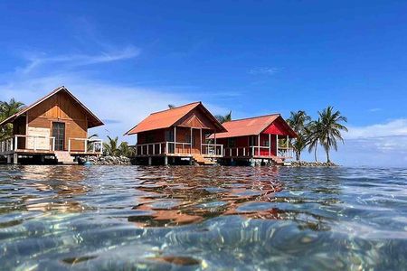 San Blas - 2D/1N Private OVER OCEAN Cabin + Meal + Community Tour
