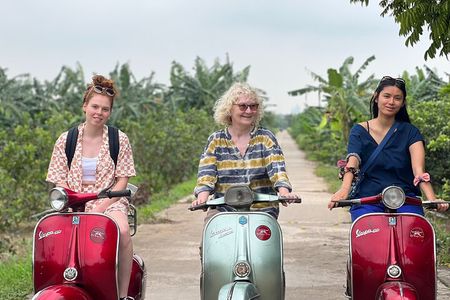 Hanoi Vespa Tours: Hanoi Countryside Vintage Vespa Tours