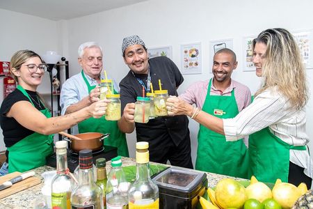4 Brazilian Appetizers and 4 Drinks Class