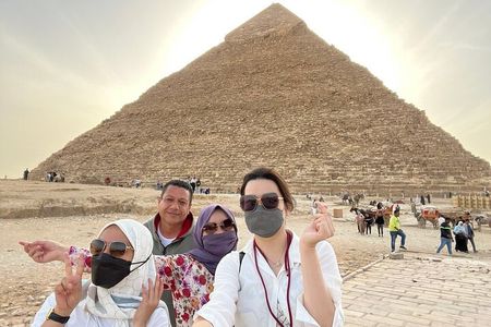 Pyramids & Sphinx ,Sakkara, Dahshur , ATV, CAMEL ,Lunch ,Entrance