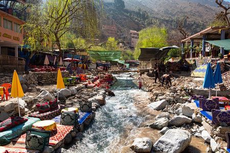 Marrakech: The Atlas, the valley DE the Ourika waterfalls
