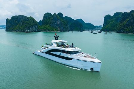 Halong Bay Day Trip Explore Caves, Kayak & Lunch by Saquila Yacht