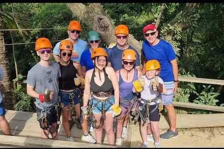 Roatan Zipline Adventure Eco Park plus West Bay Beach Break