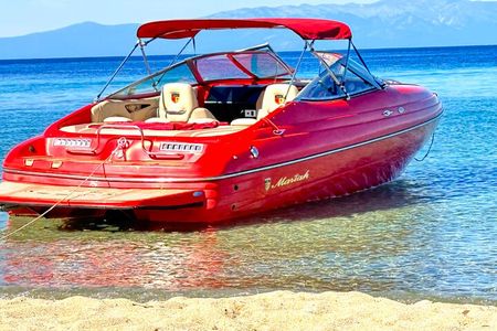 Luxury boat tour of Emerald Bay 