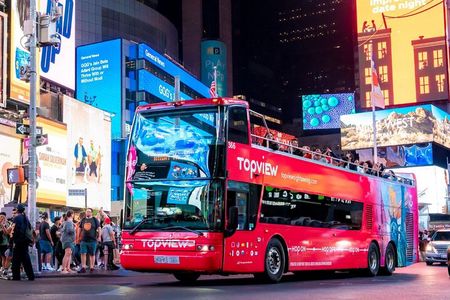 New York Night Tour: Open Top Bus Tour by TopView®