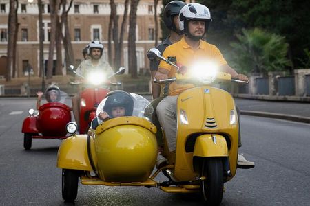 Vespa Sidecar Tour In Rome with Pickup, Drop-off, Gelato included