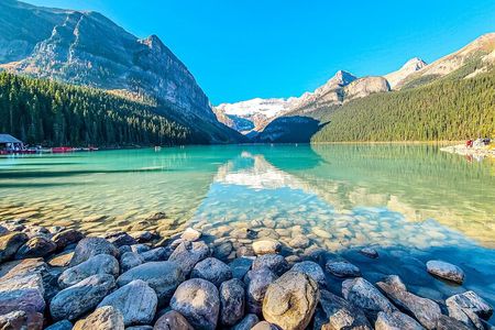 Moraine Lake, Lake Louise, Banff Town, Johnston Canyon from Banff