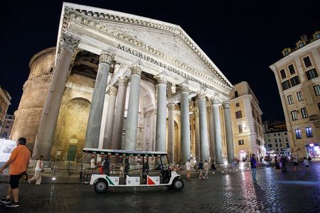 Fun Golf Cart Tour with Music and Gelato in Rome