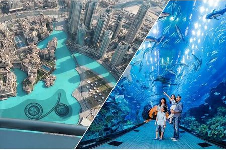 Burj Khalifa and Dubai Aquarium Combo Entrance Ticket