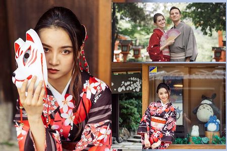  Kyoto Formal Kimono Dressing with Hairstyle at Kiyomizudera