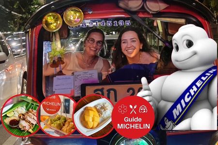 Bangkok Michelin Food Tour with Hotel Pick-up and Dinner
