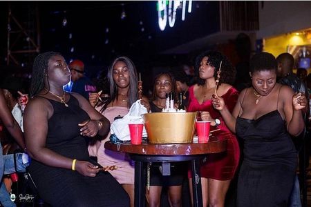 Accra Nightlife with Afrobeat Music and Dance