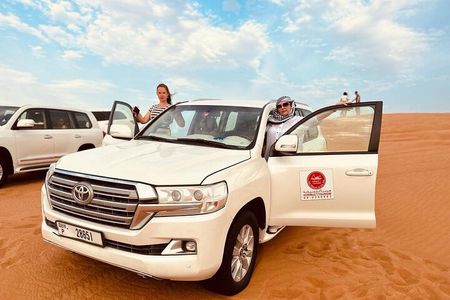 Dubai Premium Red Dunes Safari, Camels & 5* BBQ at Al Royal camp