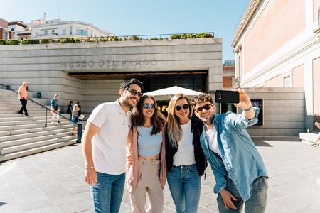 Madrid Walking Tour, Prado Museum Visit & Rooftop Drink
