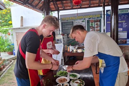 Experience Private Cooking Class in Vegetables Village Tra Que