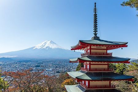Private Mount Fuji and Fuji Five lakes Tour from Tokyo