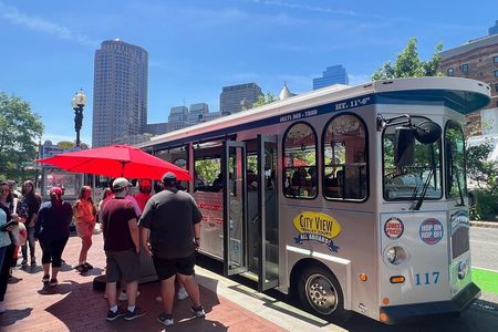 80-Minutes NON-STOP Trolley of Historic Boston and Freedom Trail