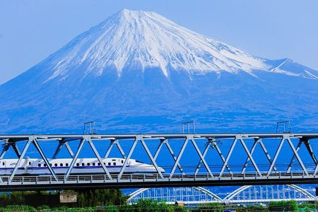 Guided Mt. Fuji & Hakone Tour Bullet Train Return GREEN NUMBER 