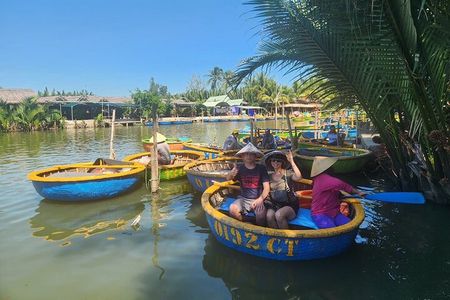 My Son Sanctuary Private Tour & Bay Mau Coconut Jungle to Ride Basket Boat
