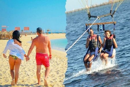 Orange Bay Island Snorkeling, Parasailing & Water Sports-Hurghada