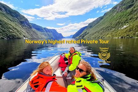 Private Cruise: Mostraumen by Zodiac or Lux Pontoon Boat