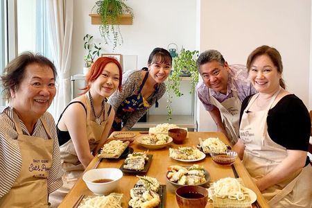 Ramen,Gyoza,Udon,Tempura-Making experience in Yokohama home