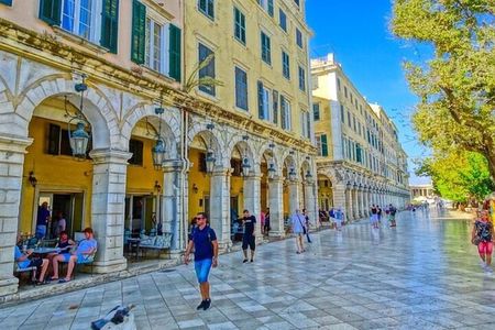 Corfu for Cruise Passengers with Beach Retreat or Boat Cave Trip