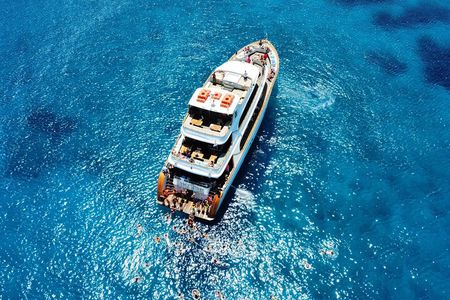 Cruise with lunch & Swimming Stops on Ayia Napa's biggest boat