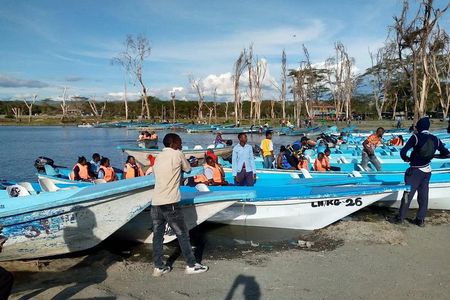 Crescent Island Walking Safari and Boat Riding Tour
