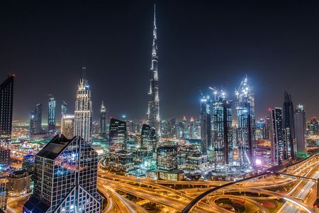 Dubai City Tour By Night with Burj Khalifa Ticket