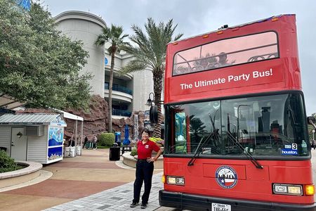 Houston City Tour and Downtown Aquarium All Rides Pass