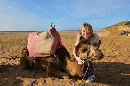 Luxury Malaga to Tangier Day Trip: Transfer, ferry, camel & Souks