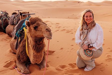 Private Luxury Tents ,Camel ride and Sandboard in Merzouga Desert